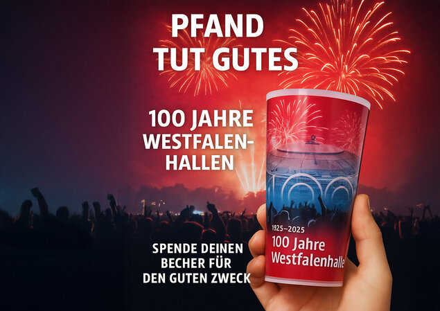 Pfand tut Gutes. Spende Deinen Becher für den guten Zweck